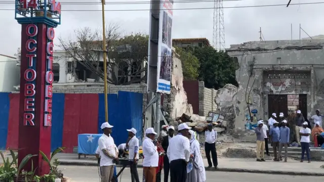 Qeyb ka mid ah guryihii burbure