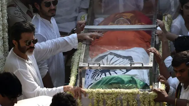 श्रीदेवी का पार्थिव शरीर