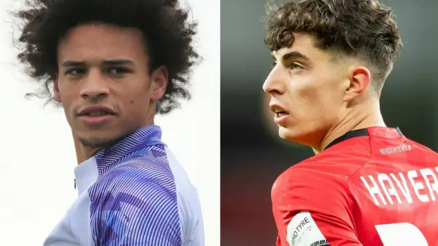 Leroy Sane and Kai Havertz