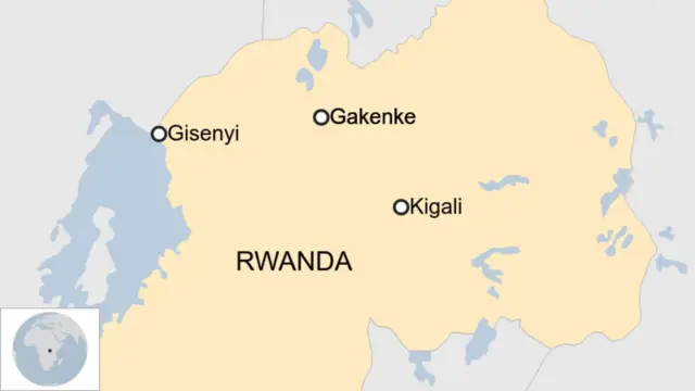 ramani ya Rwanda