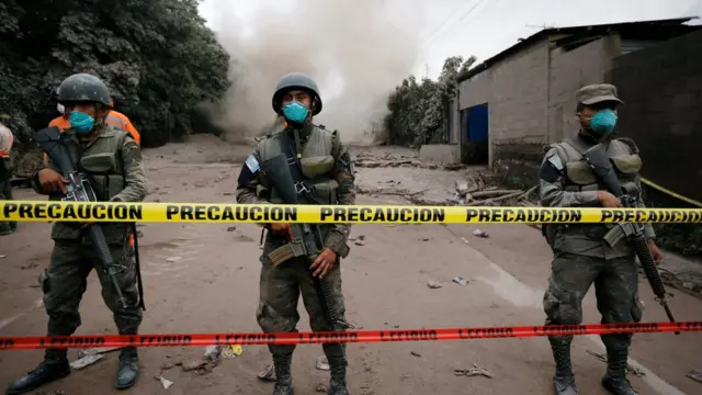 Guatemala, Fuego, gunung berapi