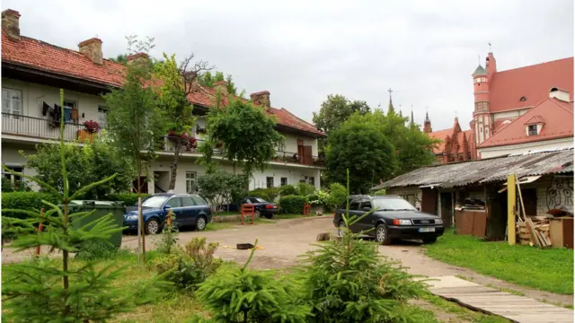 Дворики в Ужуписе на редкость уютные