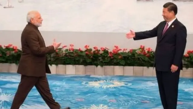 नरेन्द्र मोदी और शी जिनपिंग