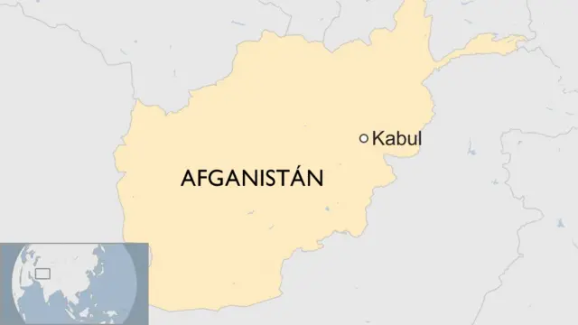 Mapa de Afganistán