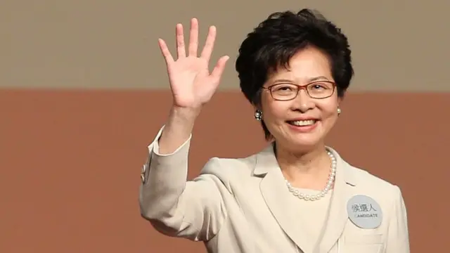 香港第一位女特首林郑月娥