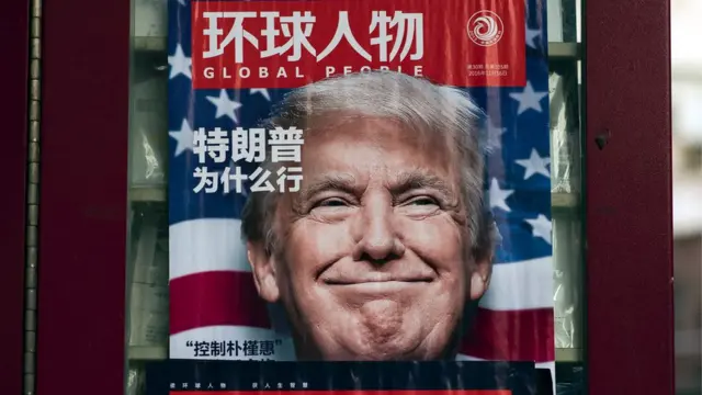 Revista chinesa estampa rostorivalo aposta grátisDonald Trump