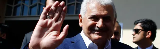 بن‌علی ییلدریم نخست وزیر ترکیه