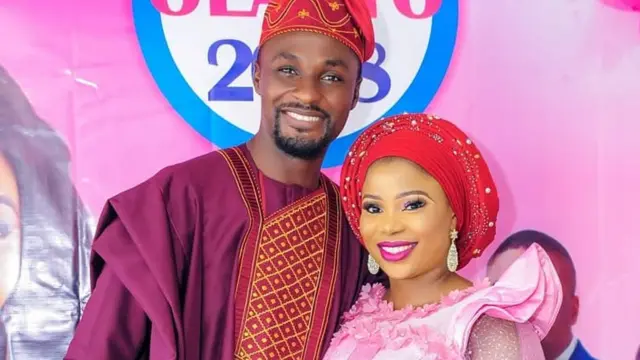 Adeniyi Johnson pẹlu iyawo