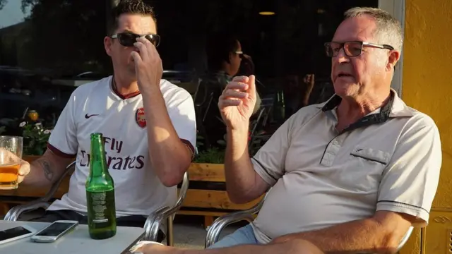 Keith Easy y su hijo