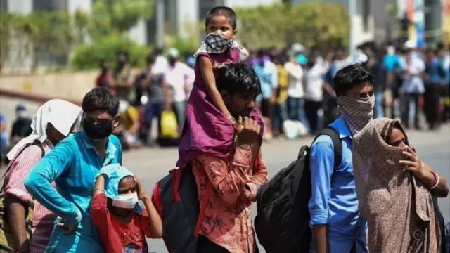 લૉકડાઉનને કારણે મજૂરોને રોજગારીની સમસ્યા પણ સર્જાઈ હતી