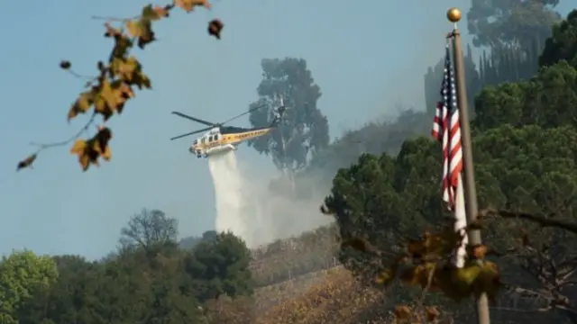 cháy rừng, california