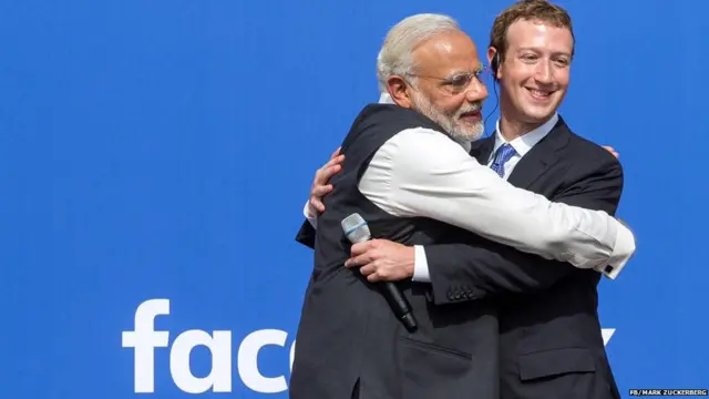ਨਰਿੰਦਰ ਮੋਦੀ ਤੇ ਮਾਰਕ ਜ਼ੁਕਰਬਰਗ
