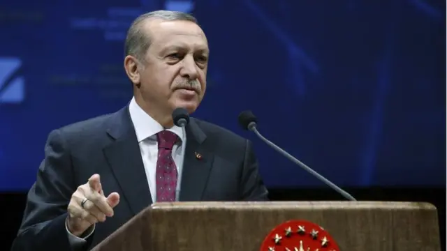 الرئيس التركي رجب طيب اردوغان