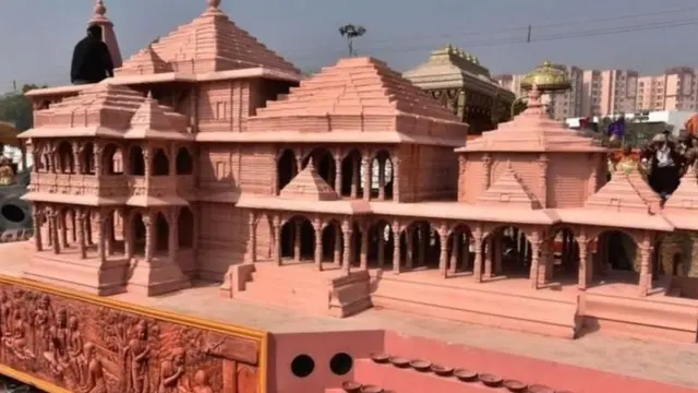 राम मंदिर का मॉडल
