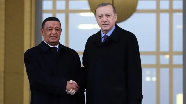 Pirezidantii duraanii Itoophiyaa Dr Mulaatu Tashooma Pirezidantii Turkii Erdohaan waliin