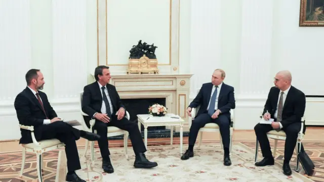 ولادیمیر پوتین و ژائیر بولسونارو