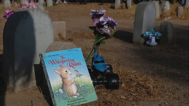 El cementerio de la escuela Sherman para niños indígenas en Riverside, 18 de julio de 2021