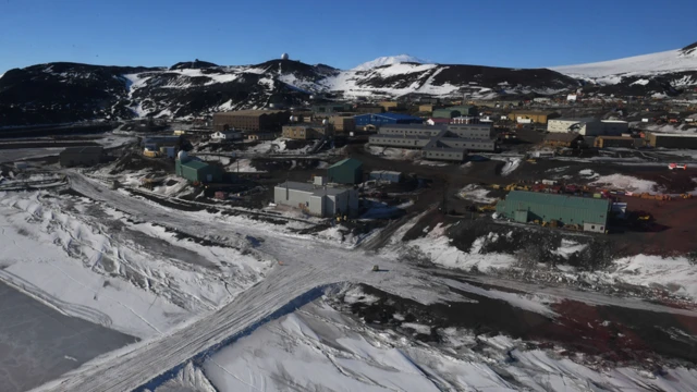 Estação McMurdo, dos Estados Unidos, na Antártida