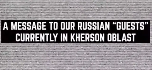यूक्रेन की तरफ़ से जारी इस वीडियो में रूसी नागरिकों को चेताया गया है कि अभी उन्हें और बड़े नुक़सान झेलने है