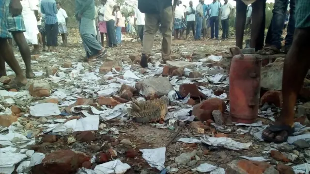 விபத்து நடந்த இடம்