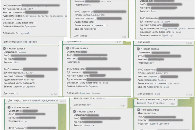 Родственники и близкие солдат оставляют свои контактные данные на ресурсах, созданных украинскими активистами