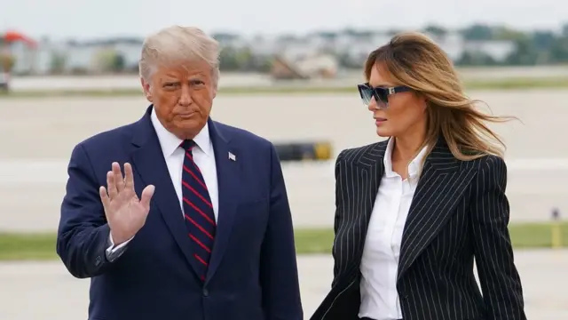 Дональд и Мелания Трамп