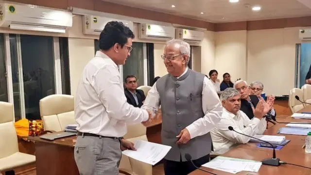 બીસીસીઆઈના કાર્યાલયમાં સૌરવ ગાંગુલી