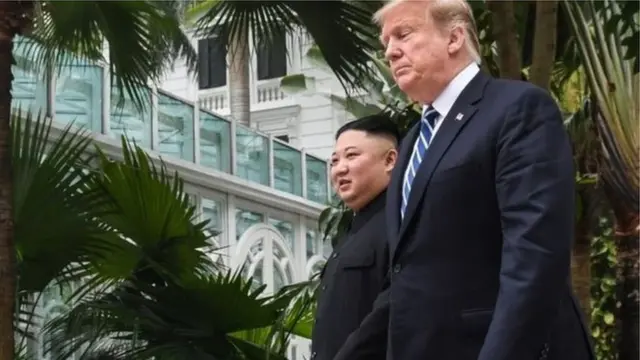 Bwana Trump na Bwana Kim mu nama y'i Vietnam