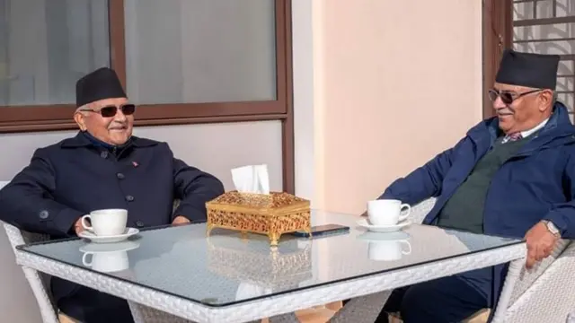 ओली र प्रचण्ड