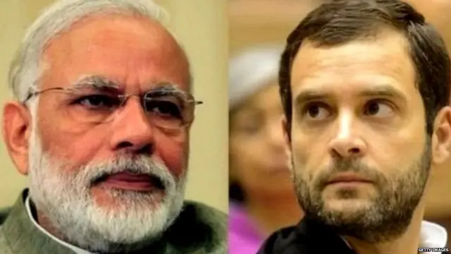 મોદી અને રાહુલ ગાંધી