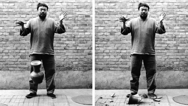 Ai Weiwei derruba vaso da dinastia Han