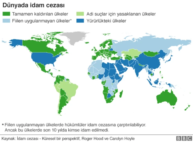 Dünyada idam cezası
