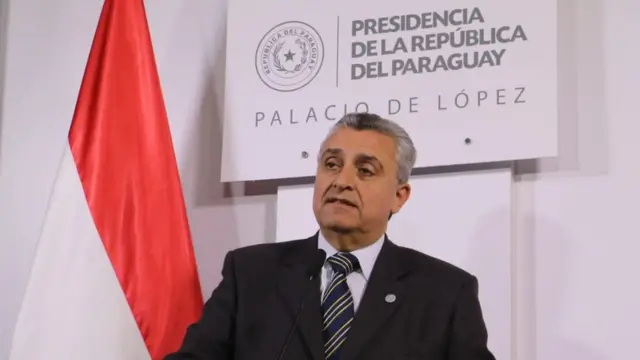 O ministro del Interior de Paraguai, Juan Ernesto Villamayo