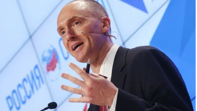 Картер Пейдж во время визита в Москву в 2016 году