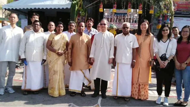 தைப்பூசத் திருவிழாவில் லீ பூன் சாய்.