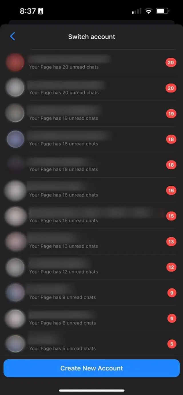 บัญชีเฟซบุ๊ก