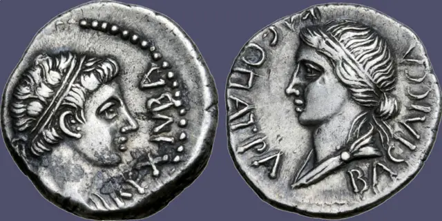 Monedas de Juba II y Cleopatra Selene II