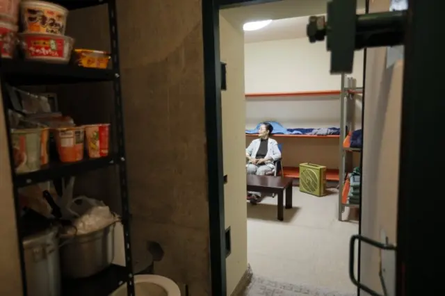 Japonya'da sığınak üreticisi bir şirketin tanıttığı bir yeraltı sığınağı