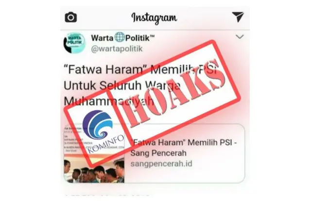Fatwa Haram memilih PSI