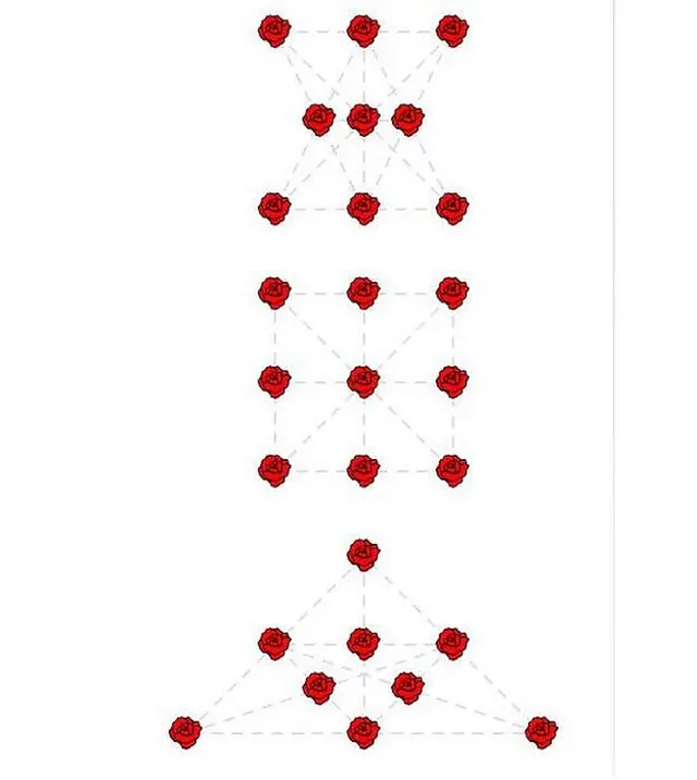 Solución al acertijo de las rosas de Lewis Carroll