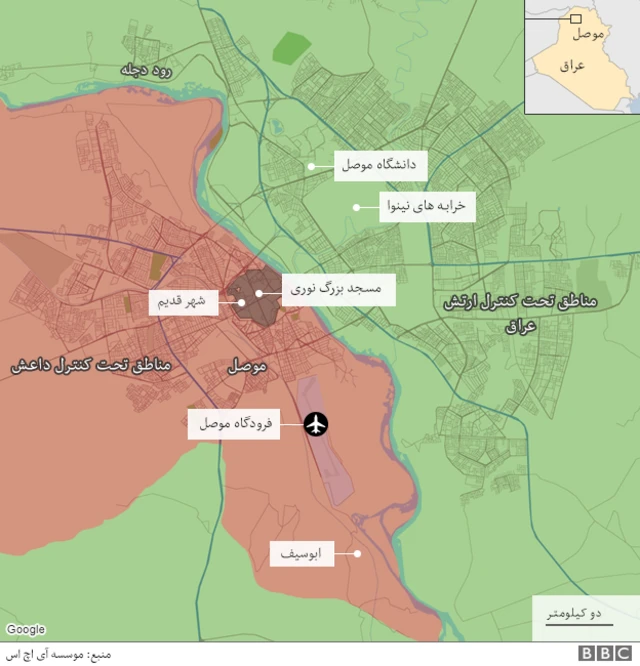 نقشه عملیات موصل