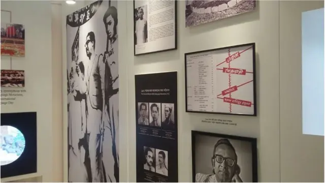 বাংলাদেশ ভবনে রয়েছে বাংলাদেশের ইতিহাসের নানা সময়ের ছবি ও বিবরণ