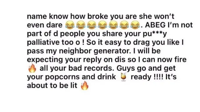 Nkechi Blesssing: Kílo di ìjà láàrín àwọn gbájúgbajà méjì lójú òpó Instagram