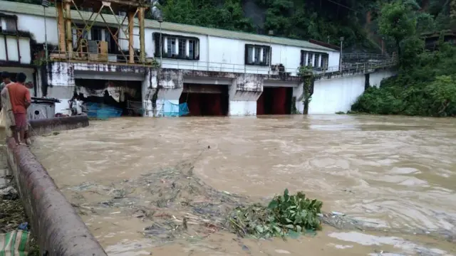 ত্রিপুরার বন্যা পরিস্থিতি।