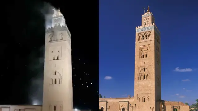 La mosquée de Marrakech