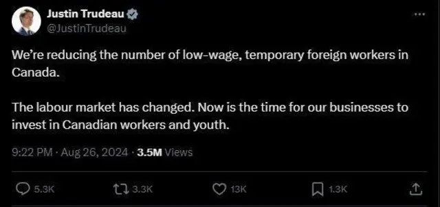 ટ્રુડો સરકાર અપ્રવાસીઓ માટે કડક કાયદાઓ બનાવી રહી છે