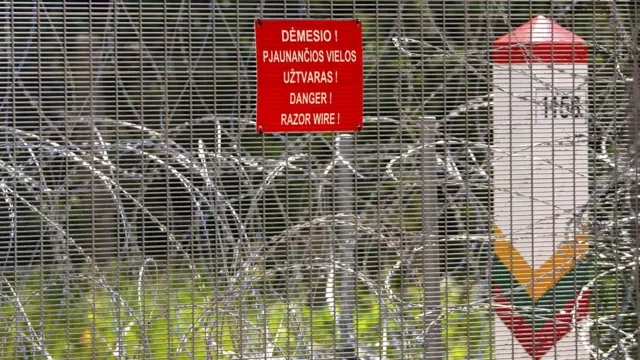 граница Литвы с Беларусью