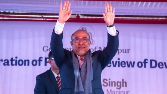 मणिपूरचे मुख्यमंत्री बीरेन सिंह