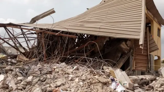 Delta church building collapse
