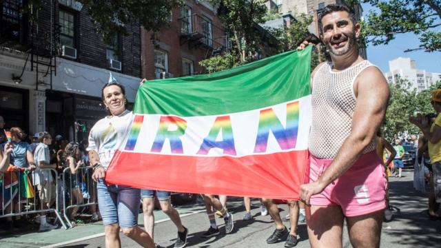 رژه اقلیت‌های جنسی ایرانی در نیویورک در آمریکا